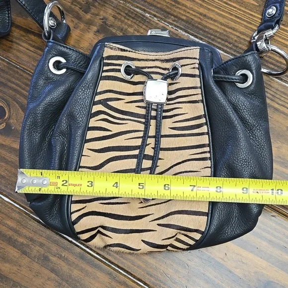 B Makowsky Leather Crossbody - Picture 6 of 8